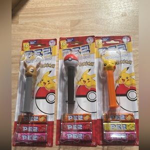 Pokémon Pez dispensers (3) NIB